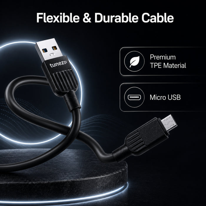 Tunez Nexus DC1403 USB-A to Micro USB 3.1A Data Cable