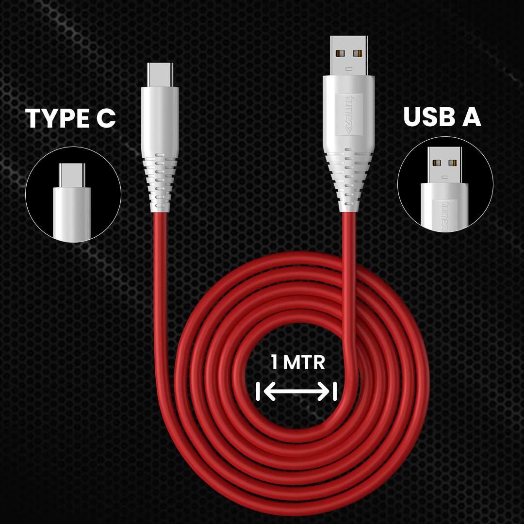 Tunez CB-60 Fast Charging Type C Data Cable