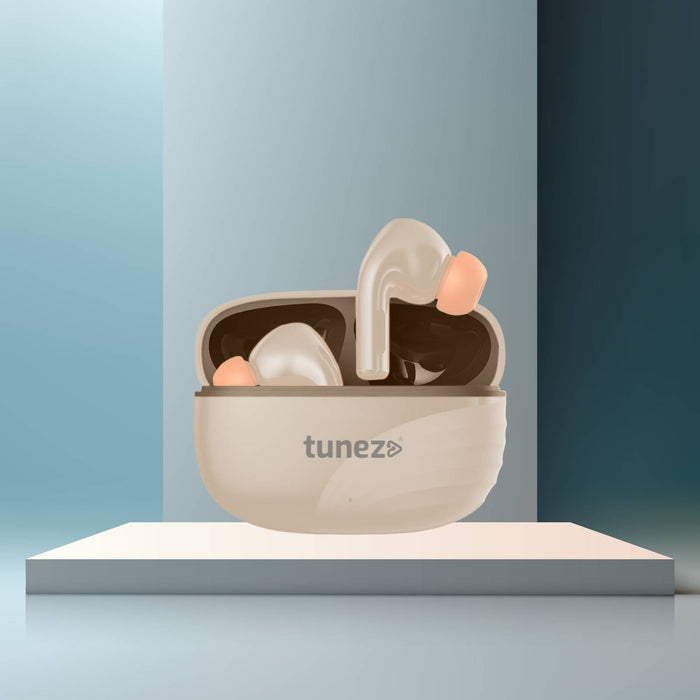 Tunez Elements E06 Wireless Earbuds | Built-in Mic for Clear Calls