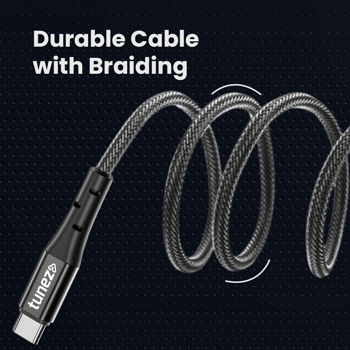 Tunez CB-40 Fast Charging Type C Data Cable