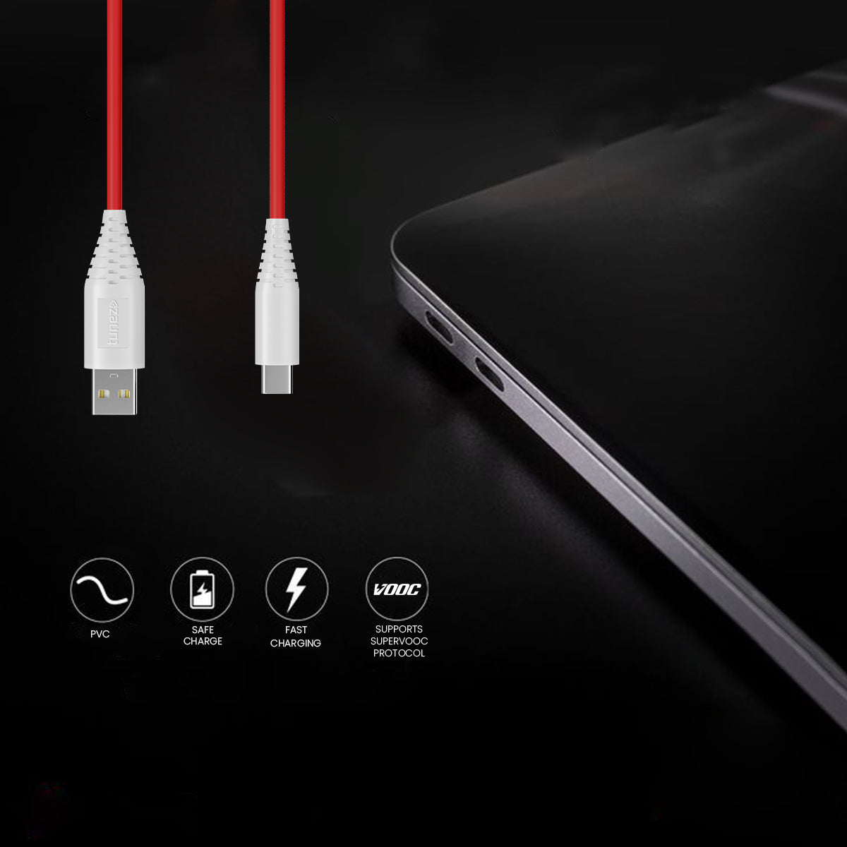 Tunez CB-70 Fast Charging Type C Data Cable