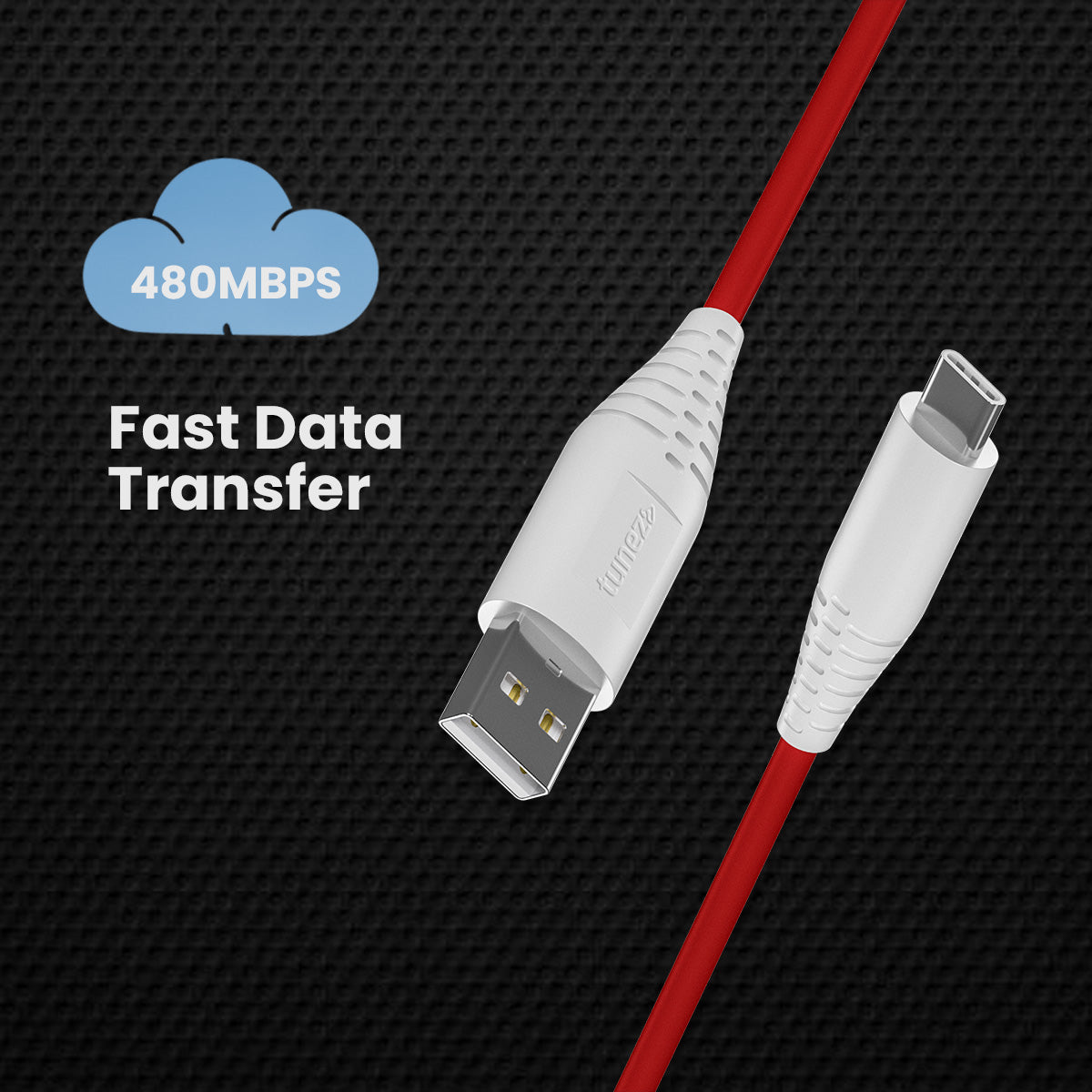 Tunez CB-70 Fast Charging Type C Data Cable