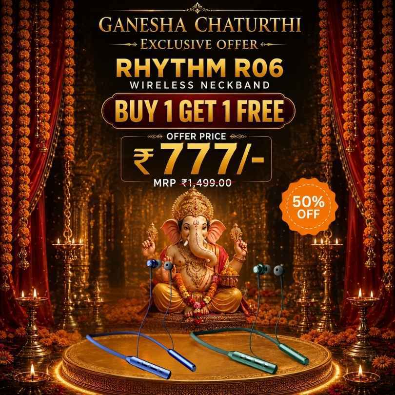 Buy R06 Wireless Neckband & Get 1 FREE (Buy 1 Get 1)