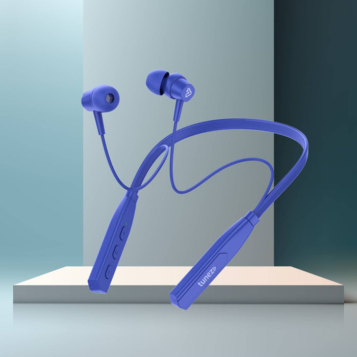 Tunez Rhythm R09 Wireless Neckband for Long Music & Call Time