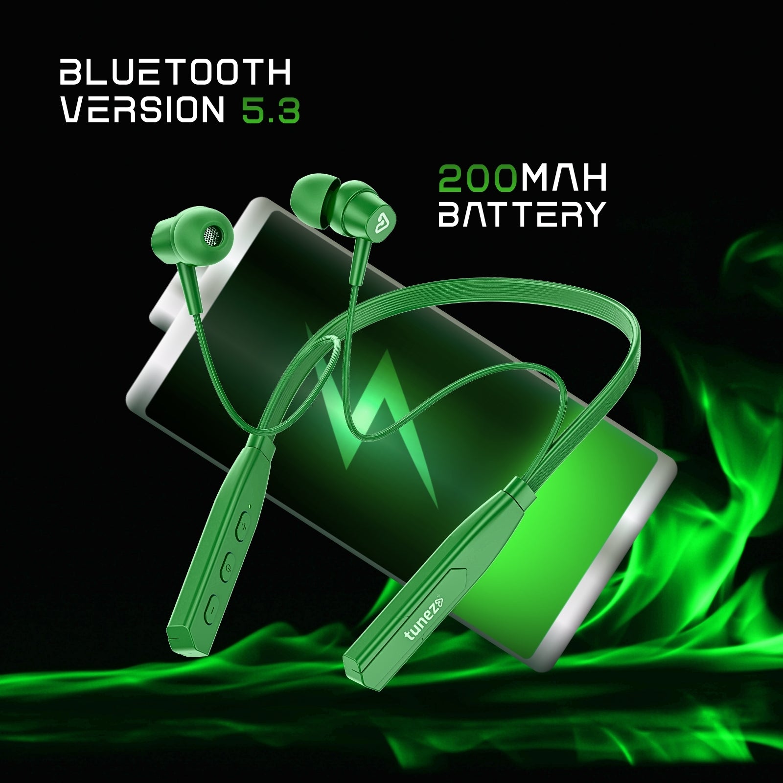 R09 Neckband - 5.3V and 200mAh Battery