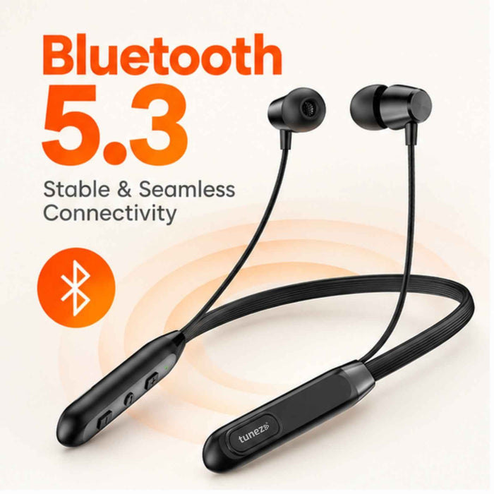 Tunez Rhythm R11 Wireless Neckband with 22H Playtime