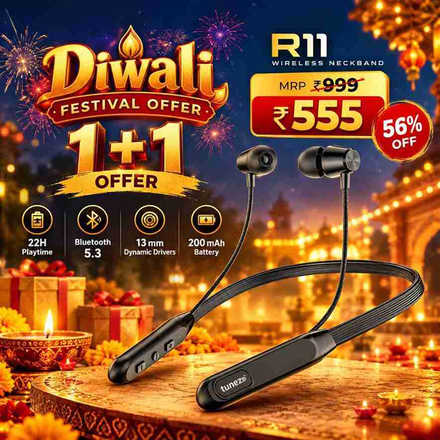 R11 (1+1) Offer for Wireless Neckband