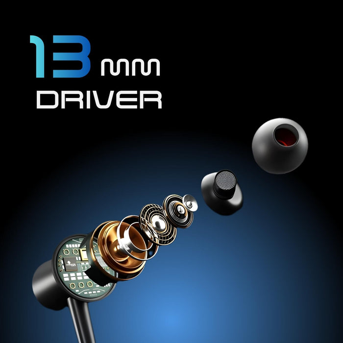 Tunez Rhythm R33 Wireless Neckband with 22H Playtime and BT 5.3