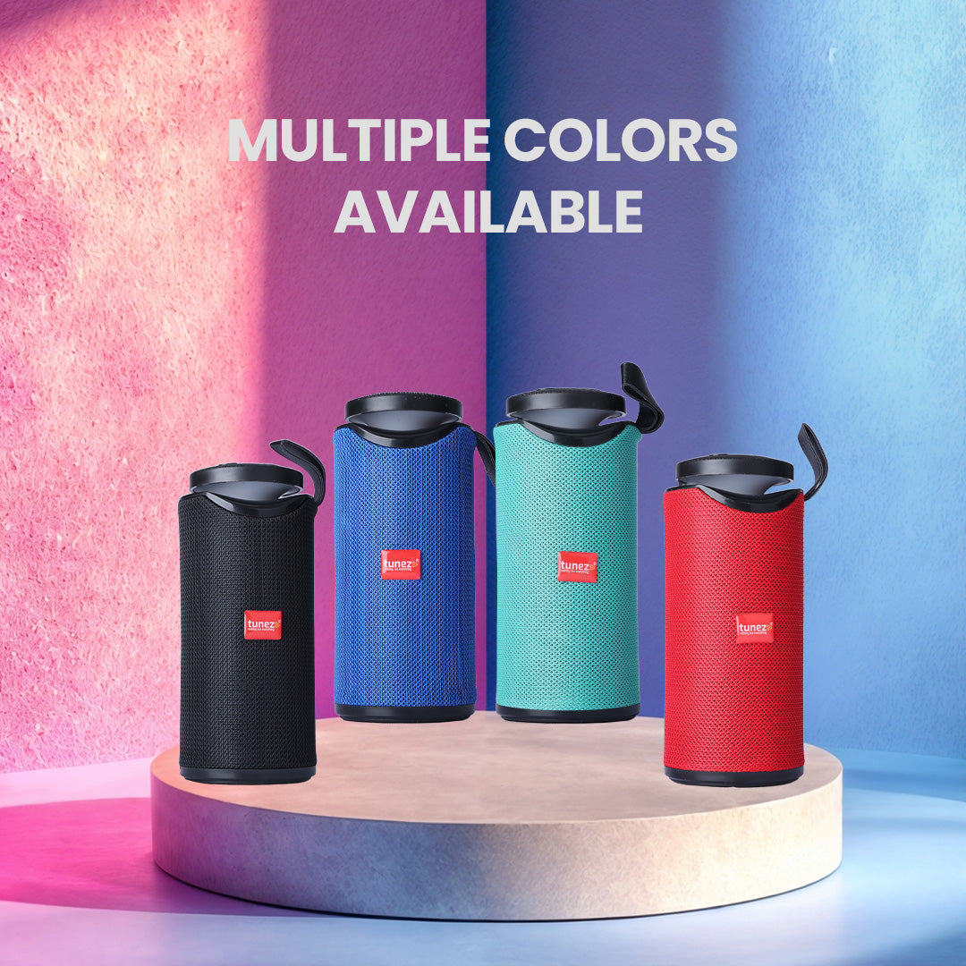 Tunez Buzz BS2022 Bluetooth Speakers | SD Card Option, Dual 5W Speaker, FM Radio, USB Support