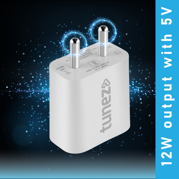 12W output with 5V charger in india