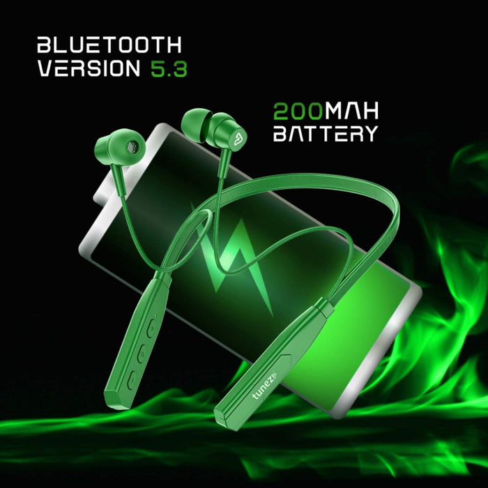 R09 neckband - Bluetooth 5.3v and 200mah battery