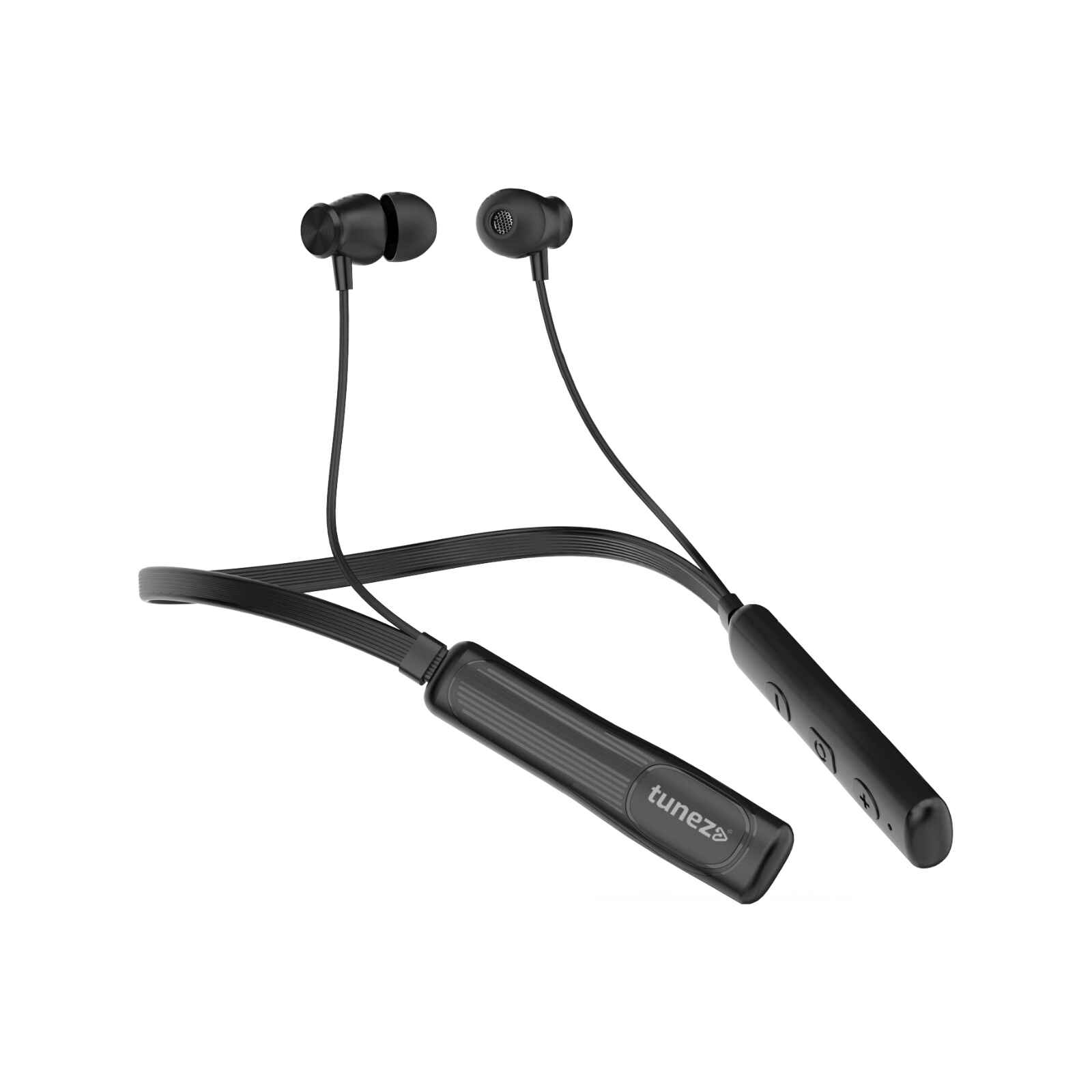 Wireless neckband earphones