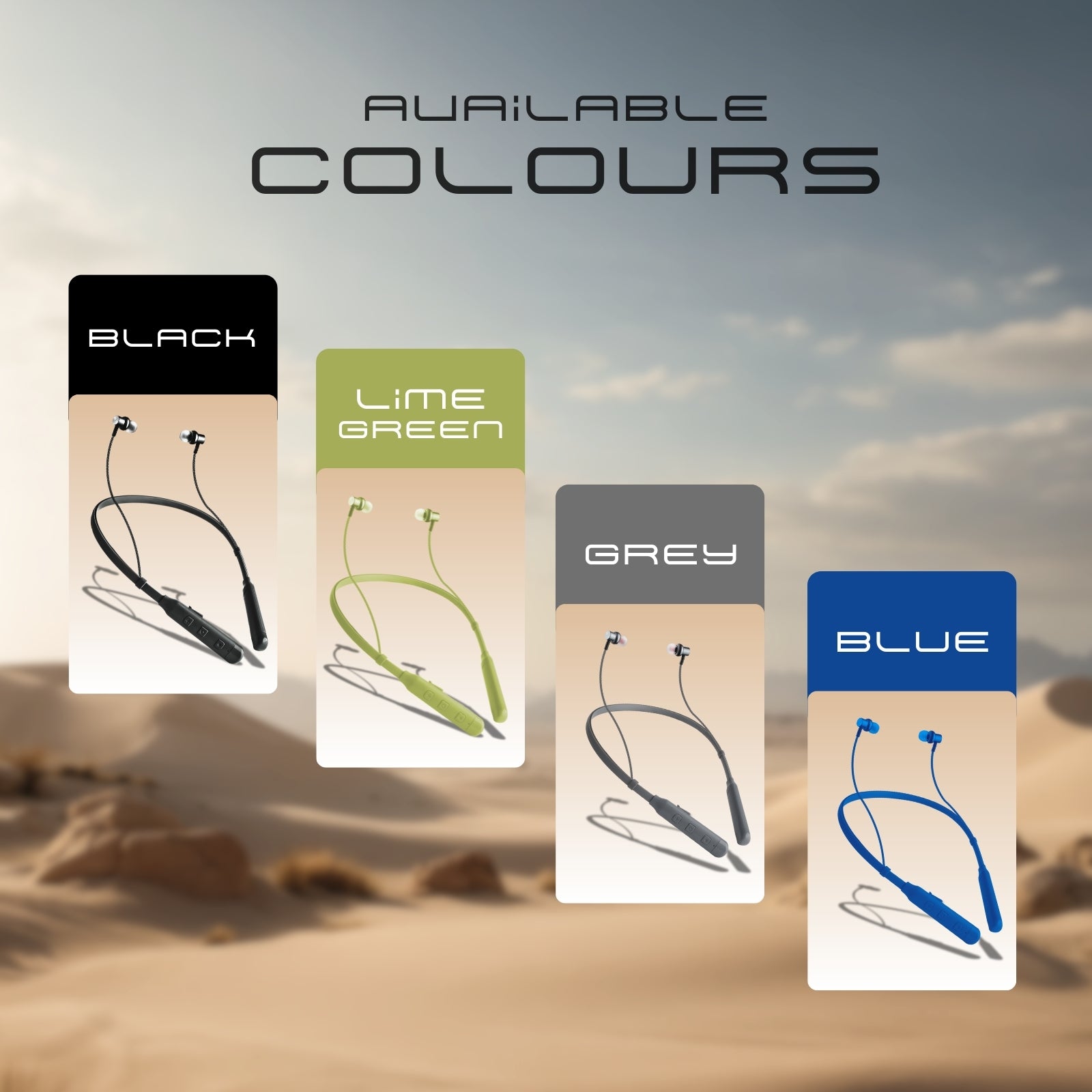 Tunez Rhythm R08 Wireless Bluetooth Neckband