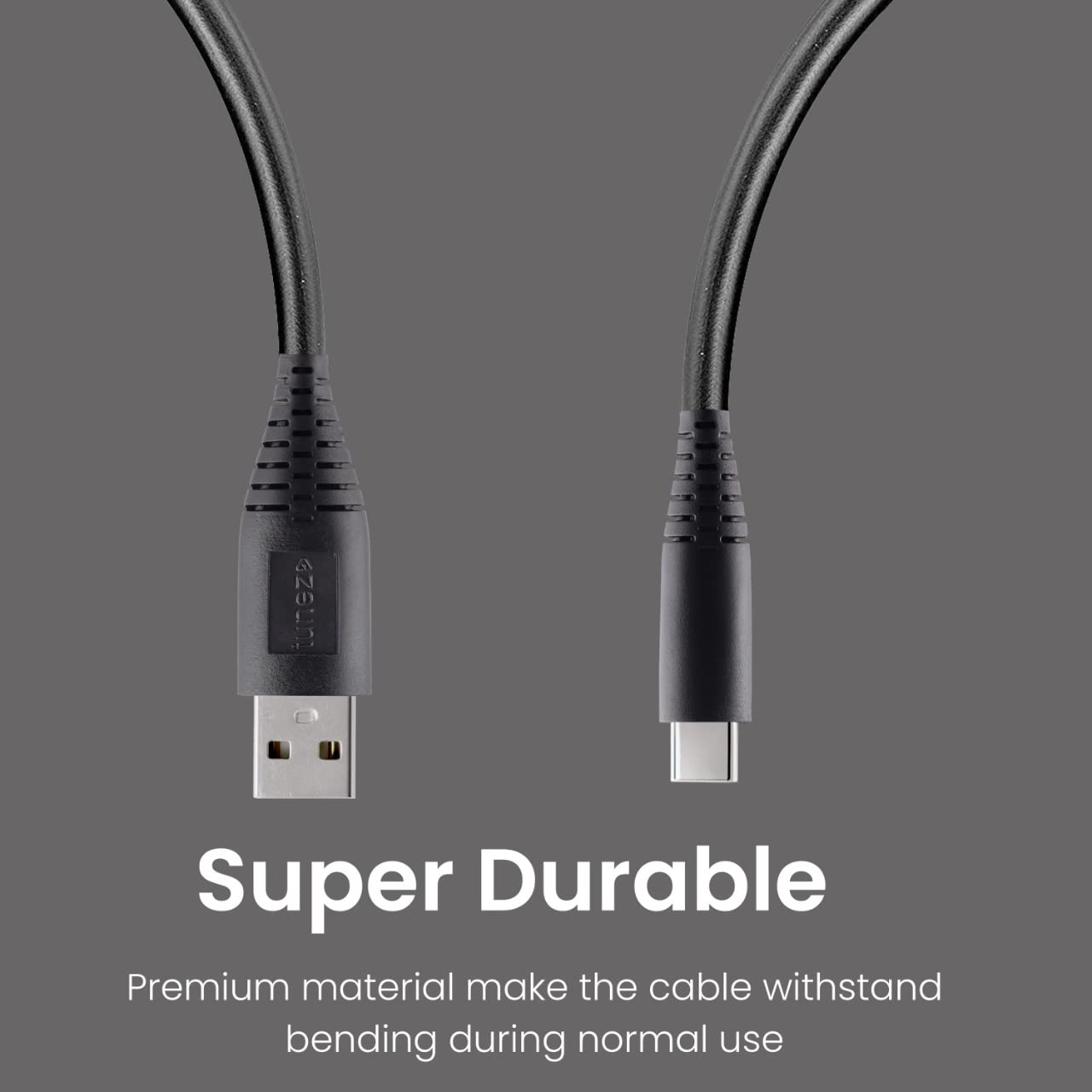 Tunez C10 Fast Charging Type C  2.4A Data Cable. - tunez