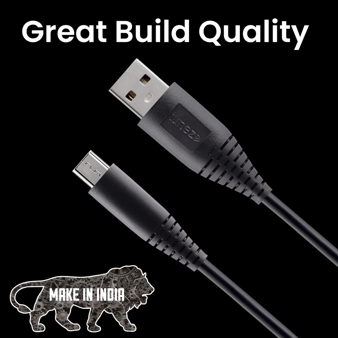 Tunez M-20 micro USB 3.1A Data Cable - tunez