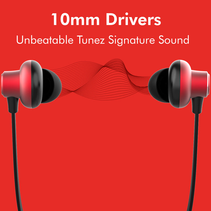Tunez Rhythm R 30 Wireless Bluetooth Earphone -Neck Band - tunez