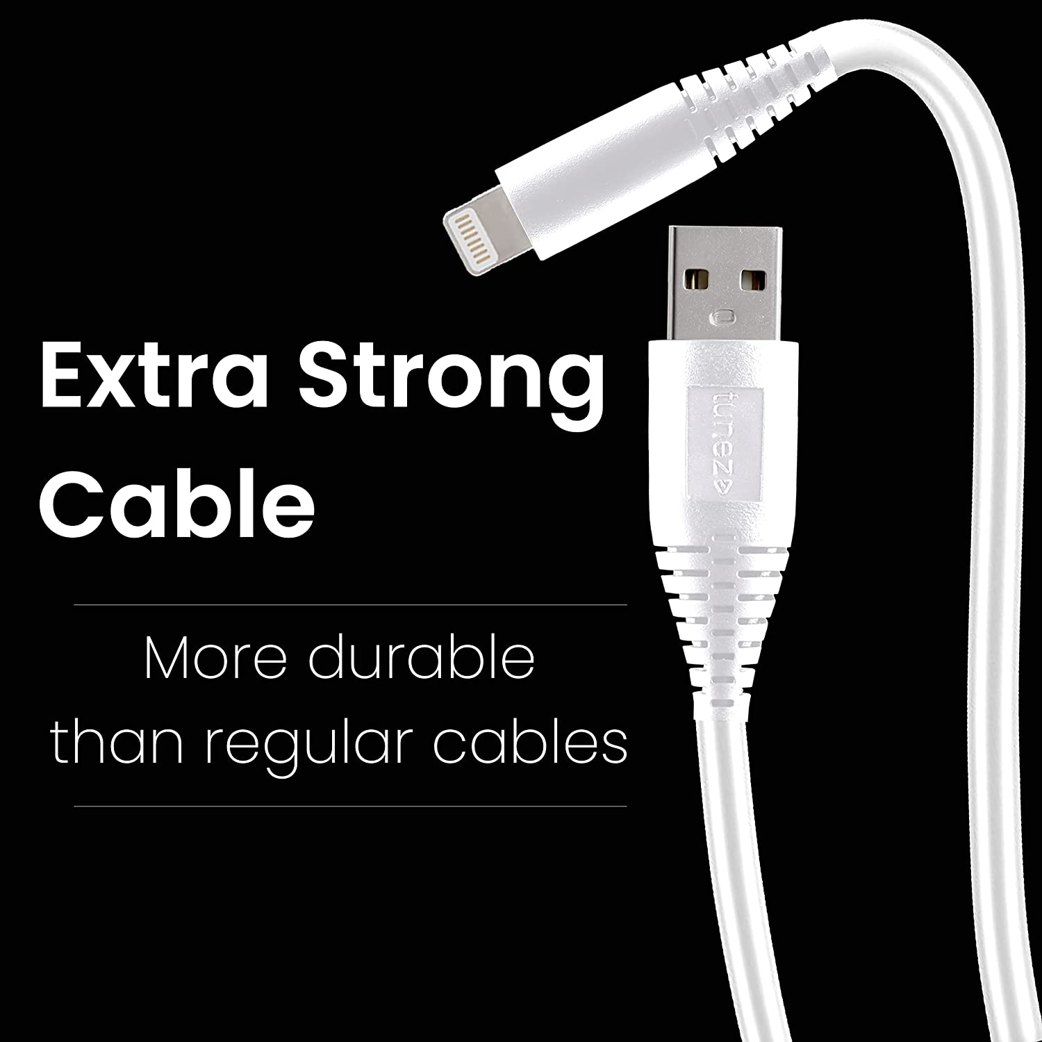 Tunez L10 Lightening 2.4A Data Cable - tunez