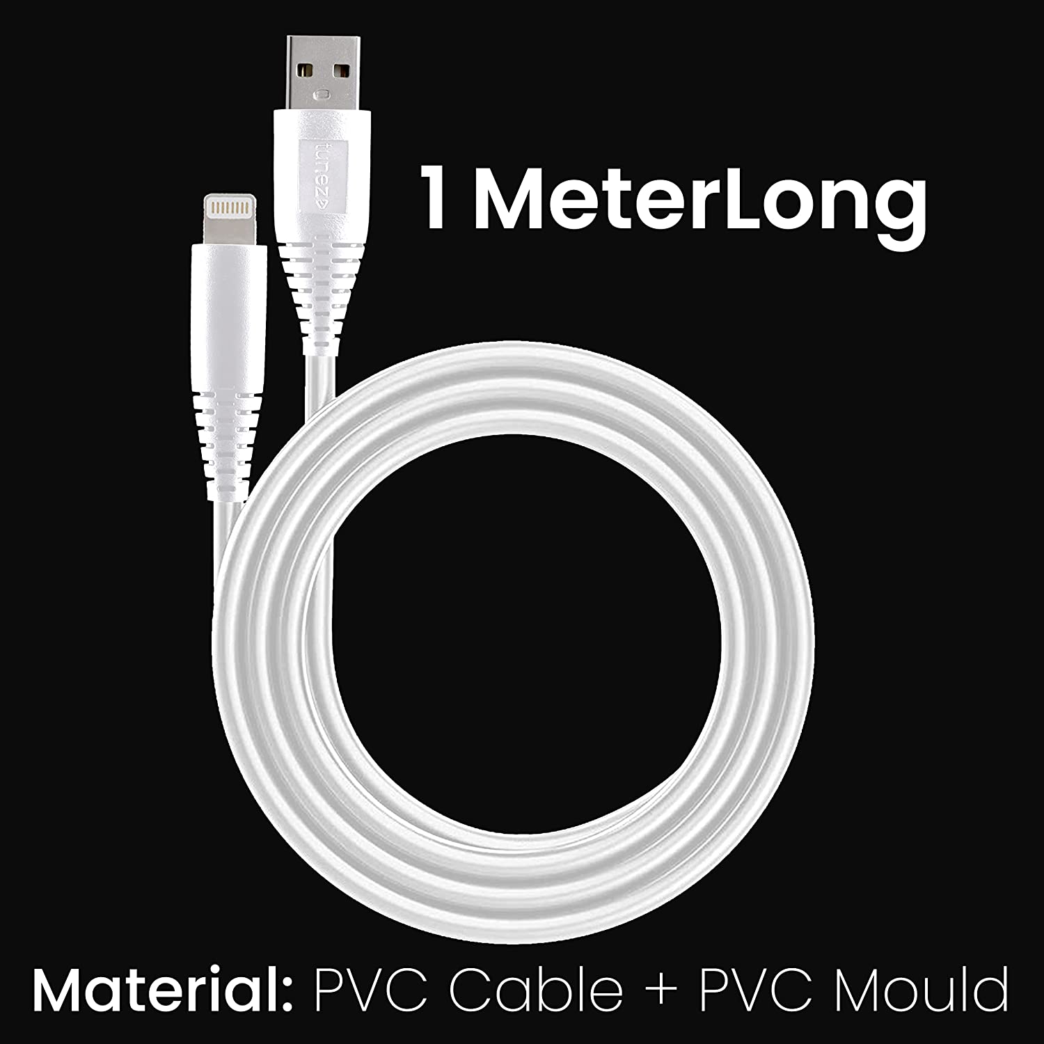 Tunez L10 Lightening 2.4A Data Cable - tunez
