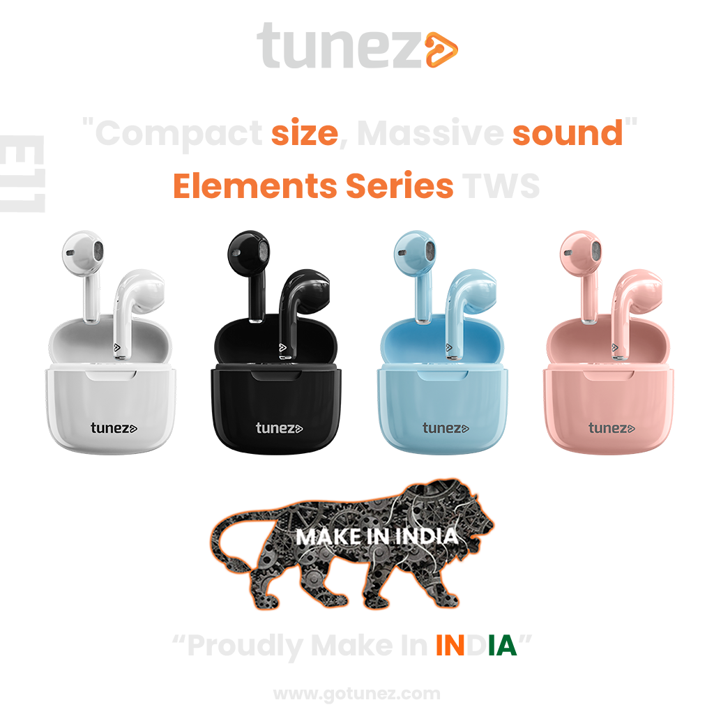 Tunez Elements E11 True Wireless Earbuds