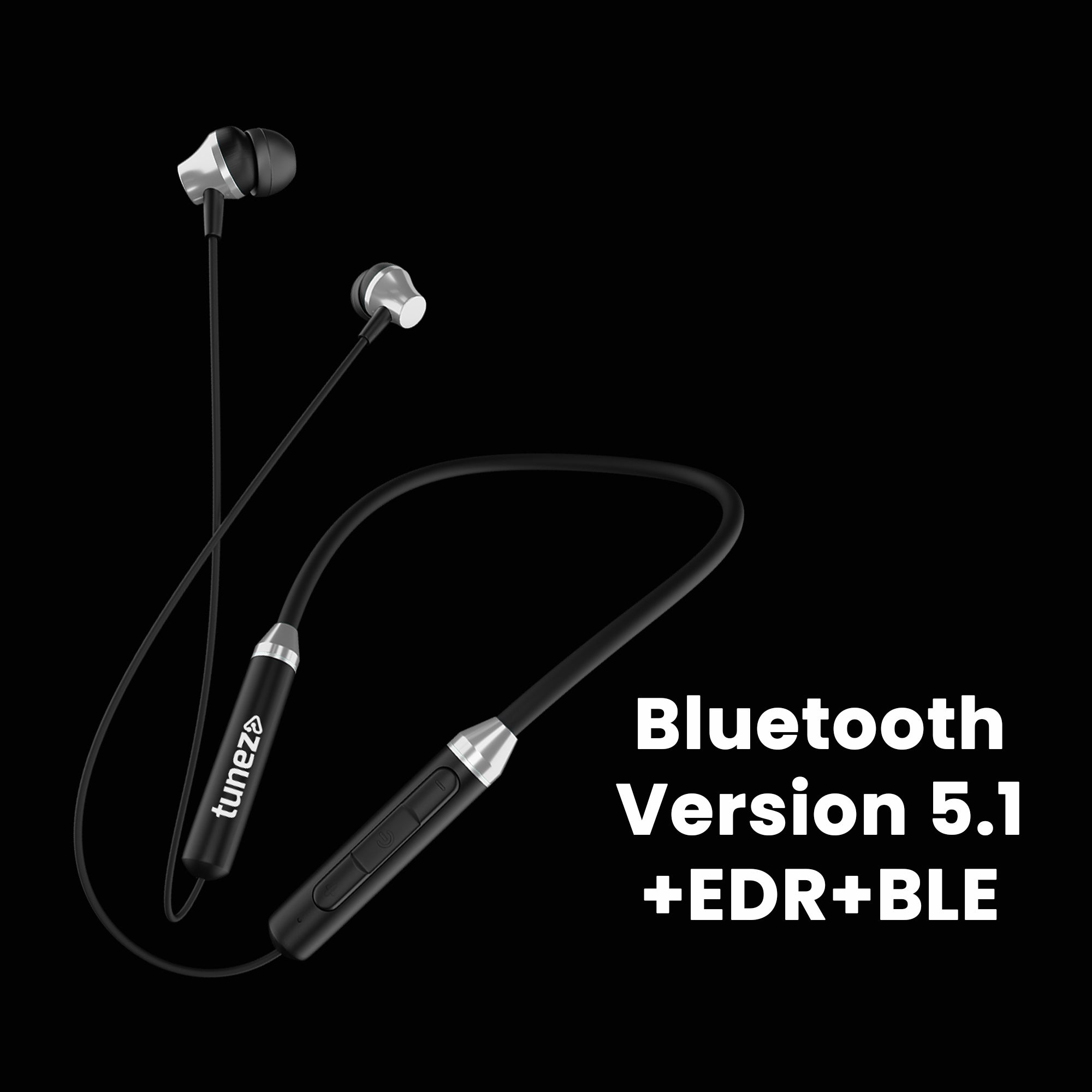 Tunez Rhythm R47 Wireless Bluetooth Earphone - Neck Band - tunez