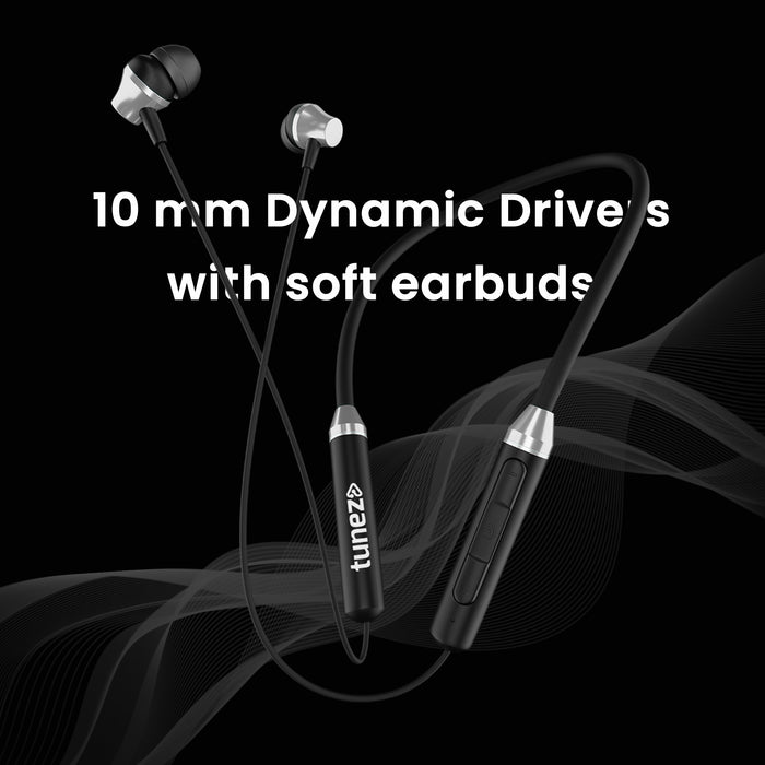 Tunez Rhythm R47 Wireless Bluetooth Earphone - Neck Band - tunez