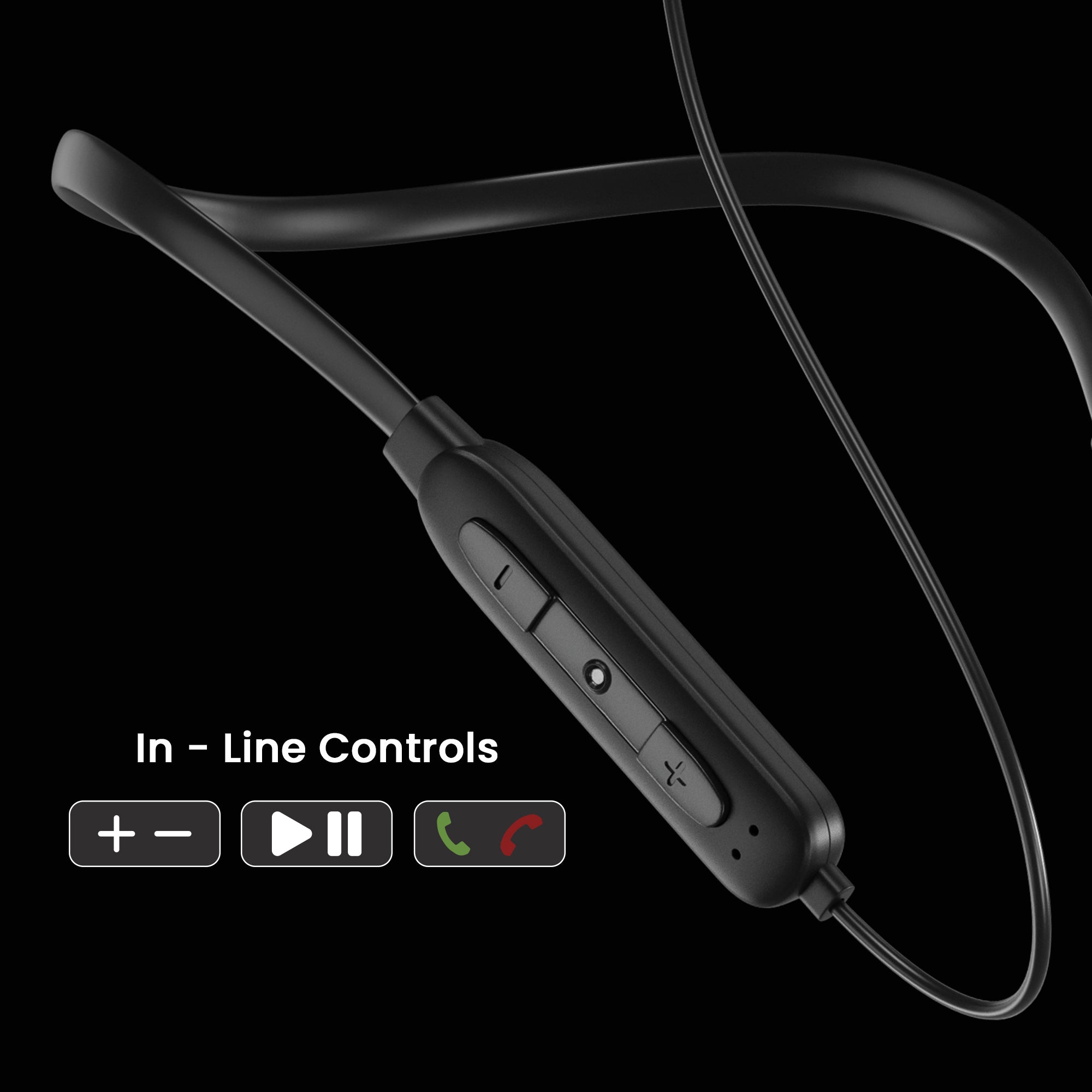 Tunez Rhythm R 13 Wireless Bluetooth Earphone - Neck Band - tunez