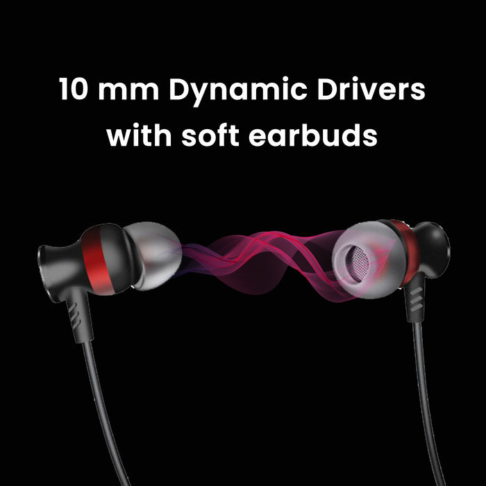 Tunez Rhythm R16 Wireless Bluetooth Earphone - Neck Band - tunez